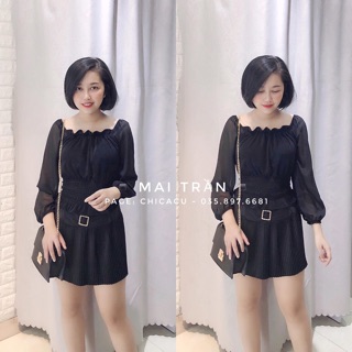 Áo nhung tay von