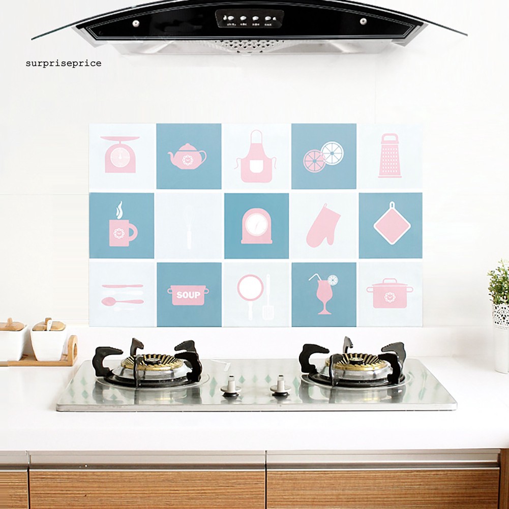 Giấy Dán Tường Trang Trí Nhà Bếp Chống Thấm Dầu Chịu Được Nhiệt Cao