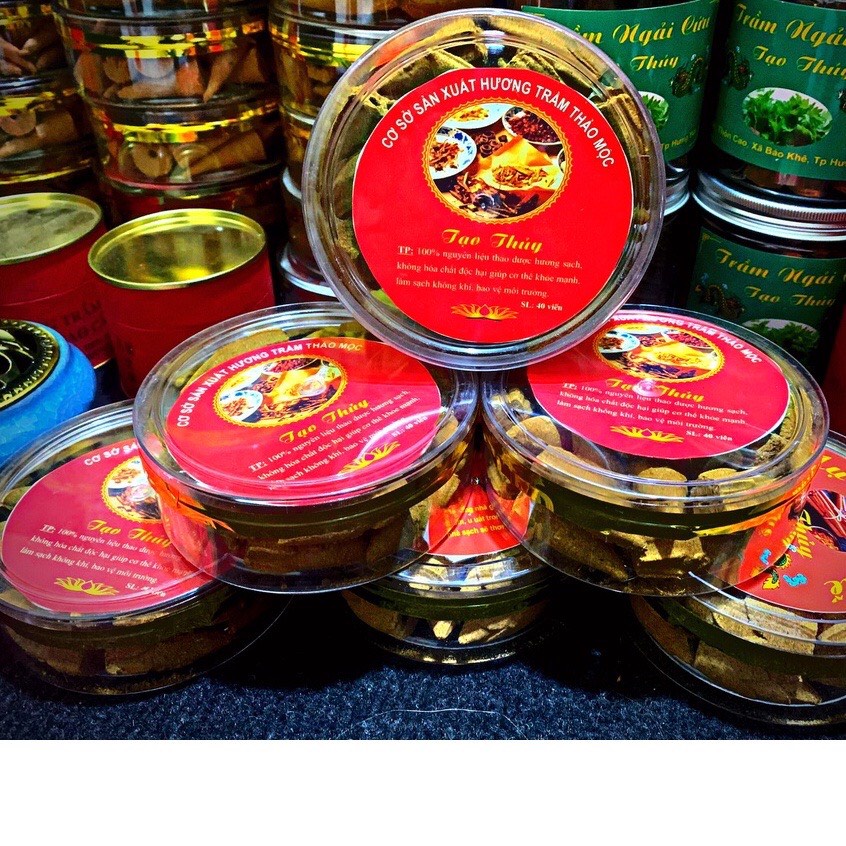 Trầm hương , Nụ trầm hương thảo mộc cao cấp 100% không hóa chất khử mùi hôi thối , tẩy uế , trừ tà, tăng vượng khí