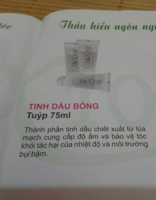 Tinh dầu dưỡng tóc Maxtop tuýp 75ml