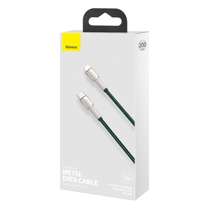 Cáp Sạc Nhanh BASEUS PD 20W USB-C Type C Cho Iphone 13 Pro Max 12 X Xr Xs Ipad Air 4