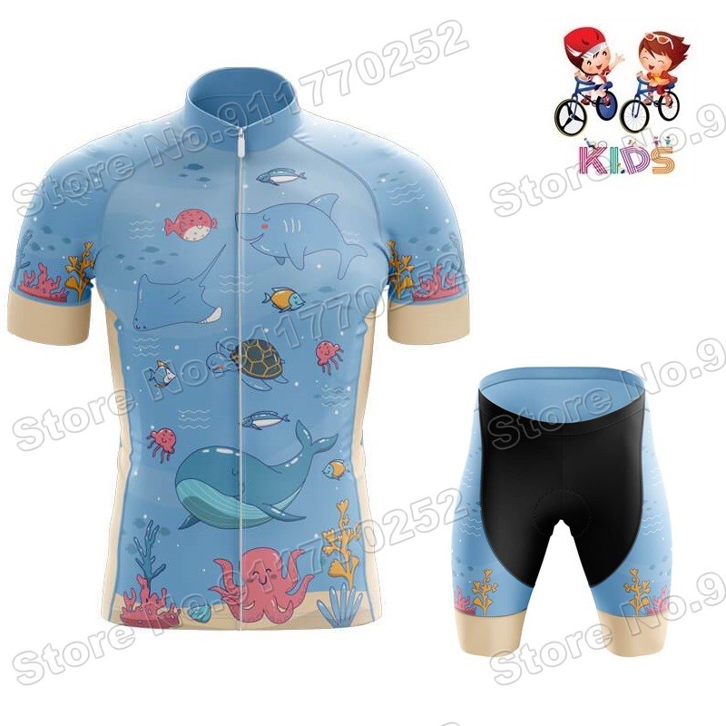 Bộ Quần Áo Chạy Xe Đạp Trẻ Em Thời Trang Năm 2021