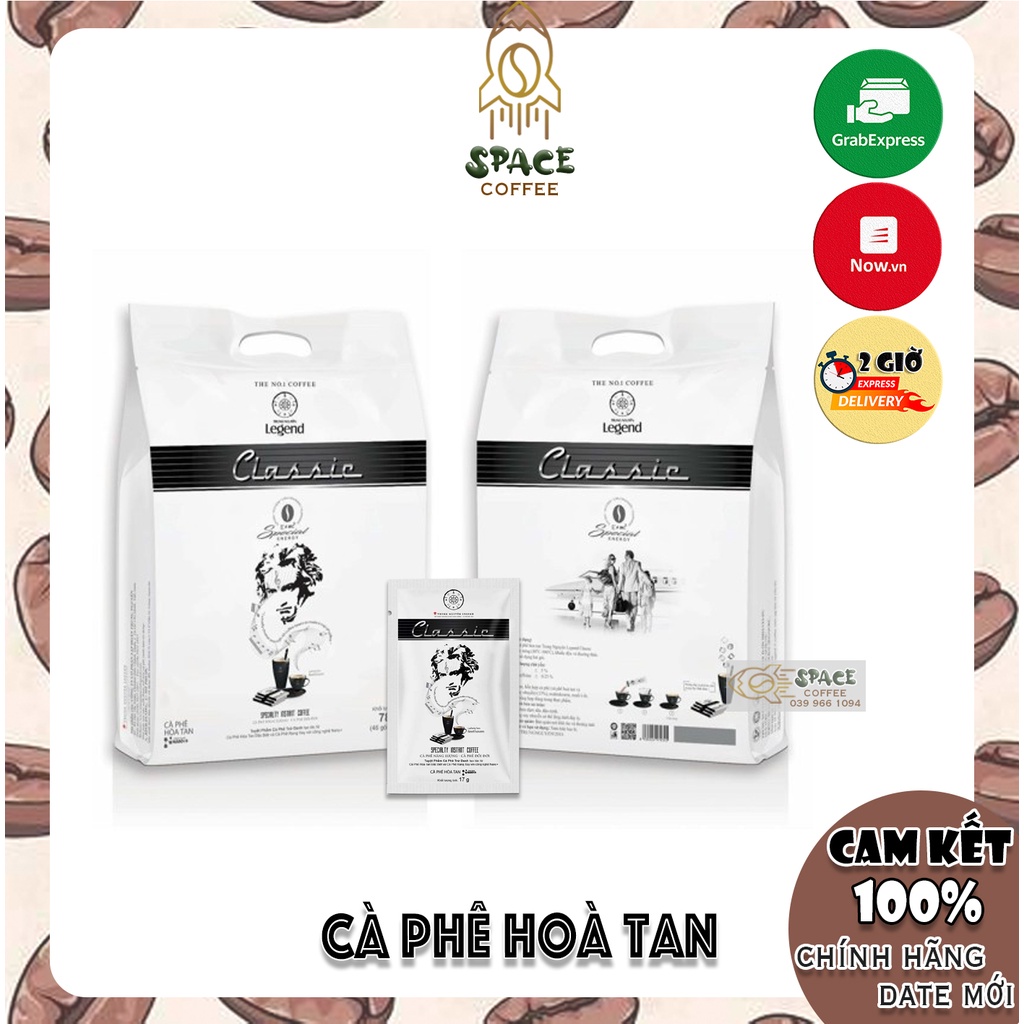 Cà Phê Hòa Tan Legend Classic Bịch 24 Gói,46 Gói, Hộp 12 Gói37000 | BigBuy360 - bigbuy360.vn