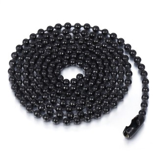 Dây chuyền bi màu đen inox cao cấp không đen DC166 - Muasamhot1208