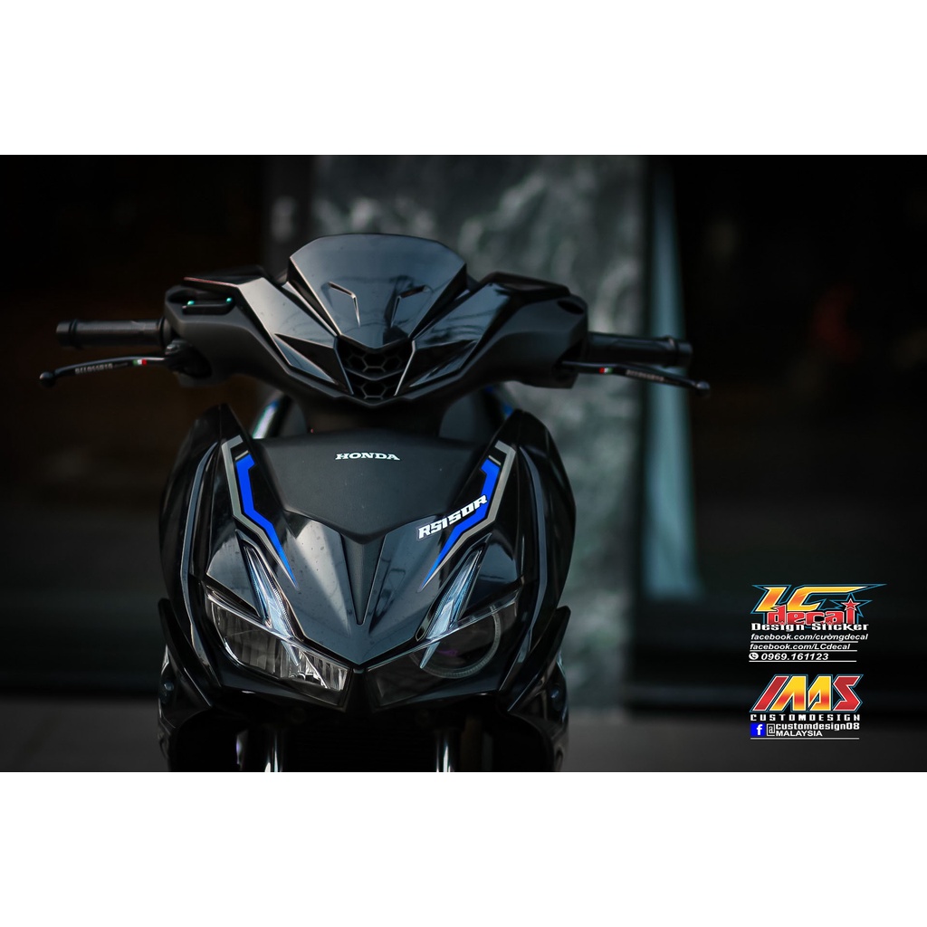 Tem rời Winner x đen chỉ xanh dương , tem 3 lớp cao cấp không bay màu  , ảnh thực tế