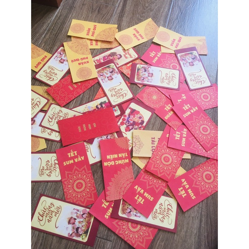 Bộ 50 BAO LÌ XÌ tết 2021