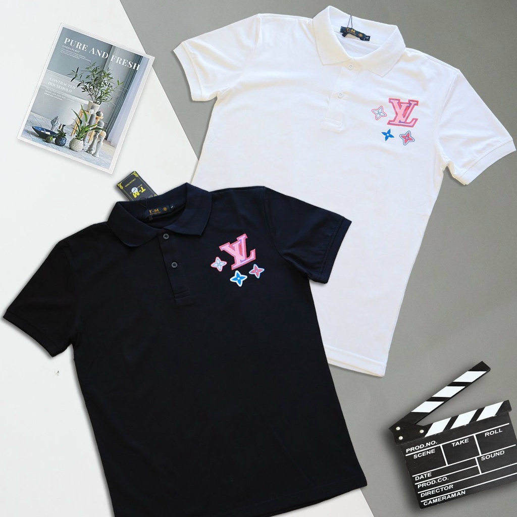 Áo thun nam có cổ tay ngắn vải cotton co dãn thấm hút mồ hôi tốt.