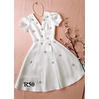 Rập giấy váy 2 tà chéo r50