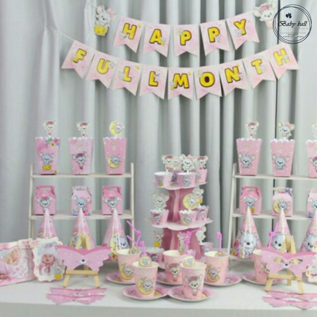 Sét  Mê ga Đầy Tháng Cho Bé Tuổi Chuột