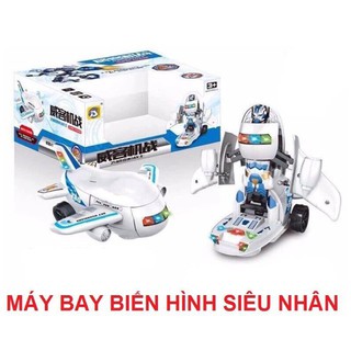 (HÀNG MỚI) Đồ Chơi Máy Bay Biến Hình Thành Robot Phát Nhạc Vui Nhộn (GIÁ SỐC)