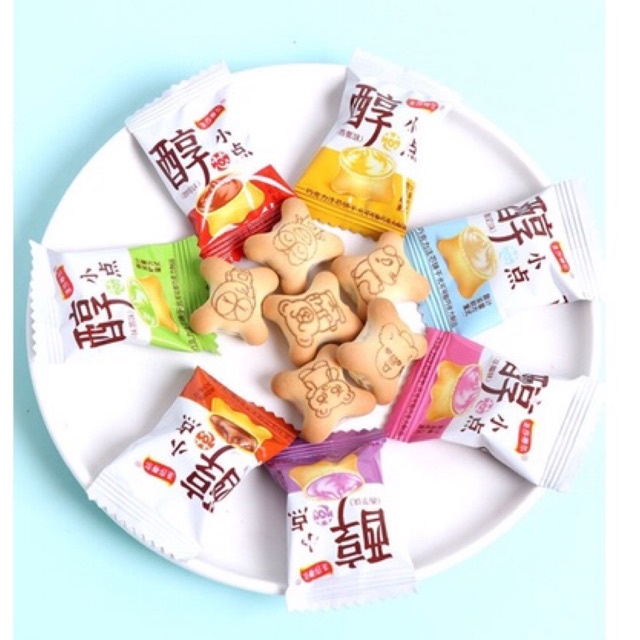 [Mã 253FMCGSALE giảm 8% đơn 500K] BÁNH GẤU NHÂN SỮA CHUA - SOCOLA - DÂU - MATCHA THƠM NGON