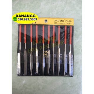 Bộ dũa kim cương 10 cây DIAMOND cao cấp