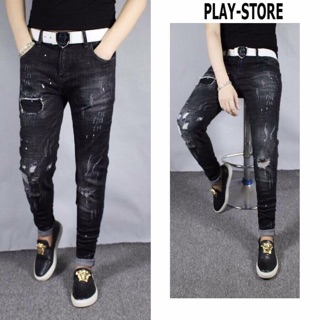 quần jean nam vảy sơn cao cấp