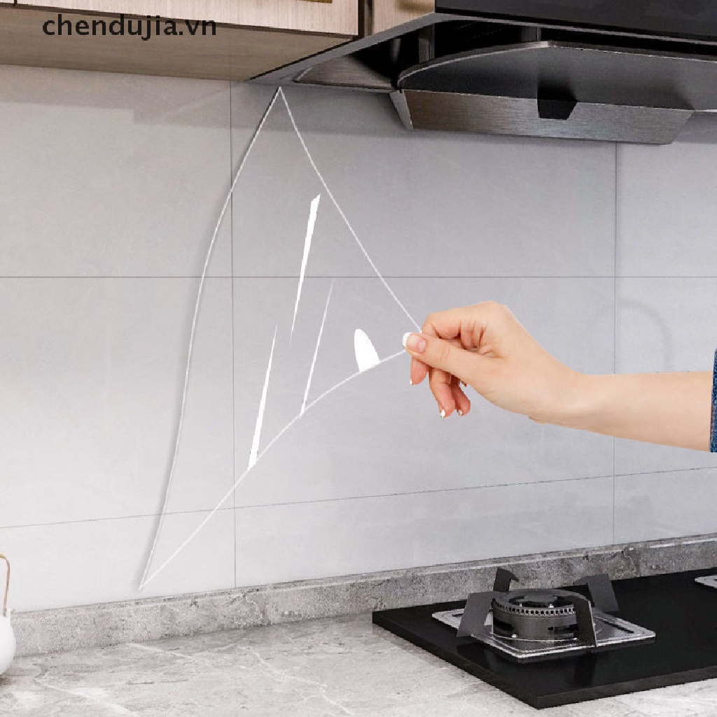 1 Giấy Dán Tường Chống Dầu Chống Nước Chịu Nhiệt Độ Cao Cho Nhà Bếp