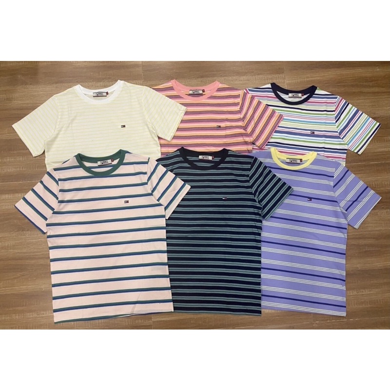 ÁO THUN SỌC TAY NGẮN