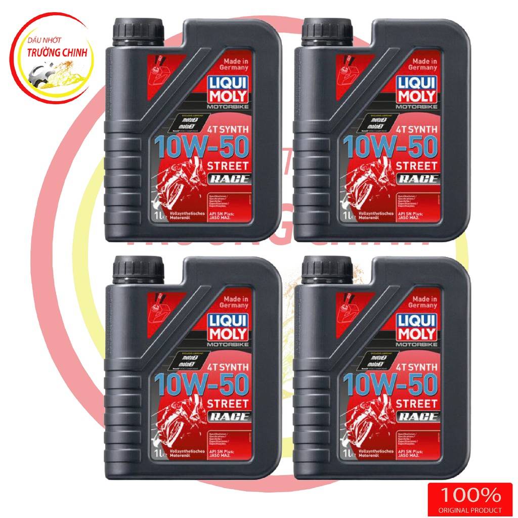 [Mã LT50 giảm 50k đơn 250k] Nhớt Liqui Moly Synth Race 4T 10W50 dành cho xe số 1L