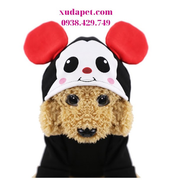 ÁO HOODIE CHO CHÓ MÈO HÌNH CHUỘT MICKEY - SP000554