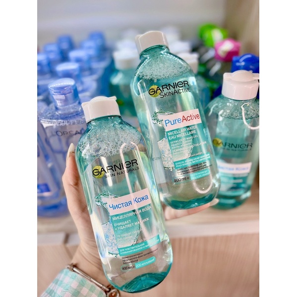 Nước tẩy trang Garnier Nga 400ml, 125ml nắp trắng vỏ xanh - Nhà Chinh Skincare | BigBuy360 - bigbuy360.vn