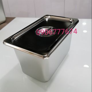 khay Inox GN 1/3×15 có nắp