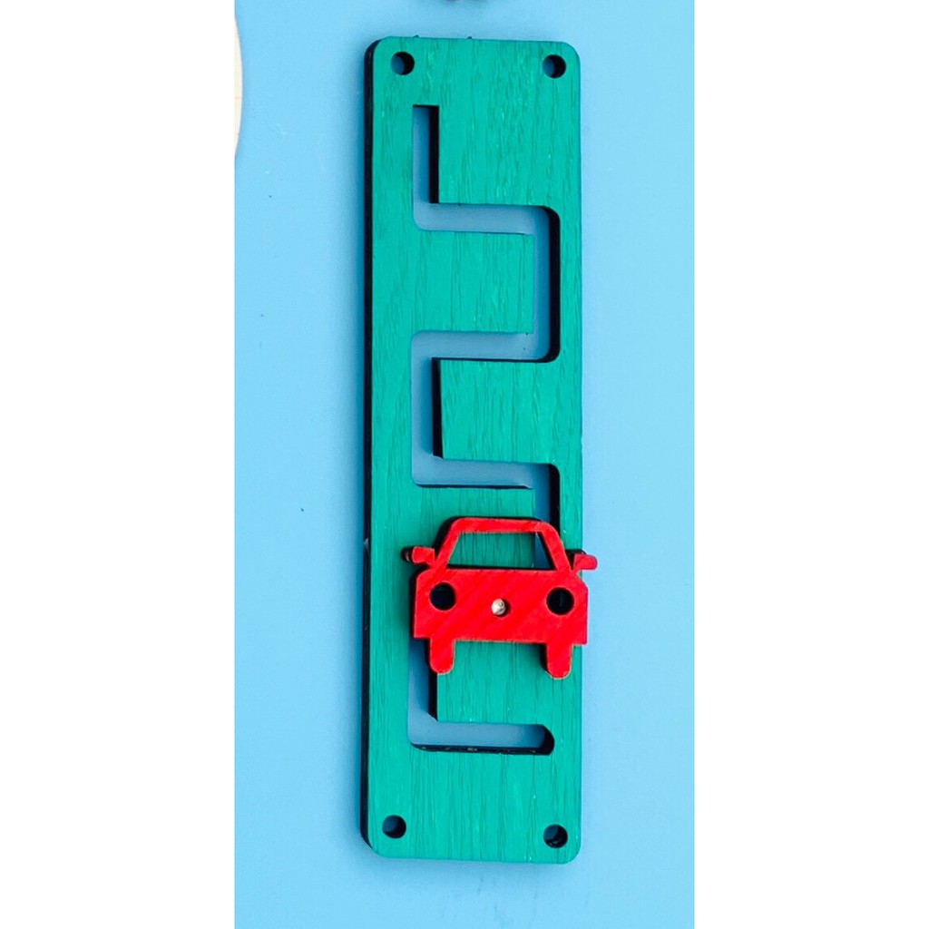 Bộ Phụ Kiện 8 Món Làm Bảng Bận Rộn Busyboard Cho Bé Phát Triển Các Kỹ Năng Cơ Bản