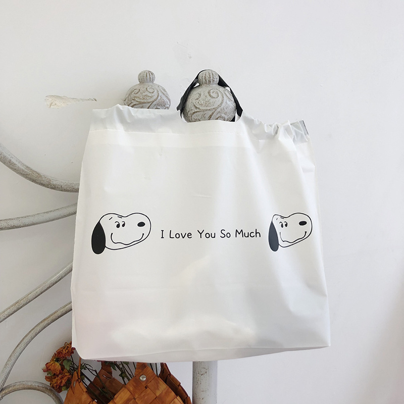 Hoạt Hình Túi Tote Dây Rút Chống Nước Bảo Vệ Môi Trường