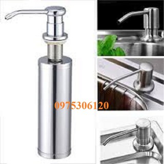 Bình đựng nước rửa bát inox 304 bình xà bông âm thành chậu hiện đại