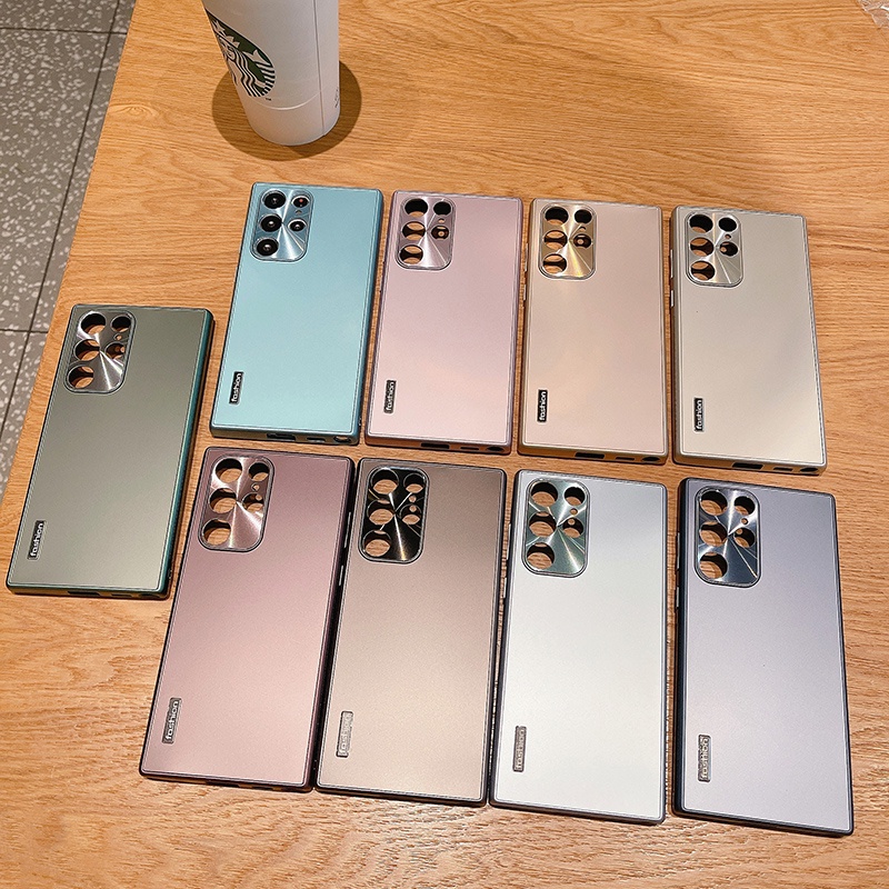 Ốp Điện Thoại PC Cứng Siêu Mỏng Mạ Viền Dành Cho Samsung Galaxy S23 S23 + S22 S22 + Plus Ultra