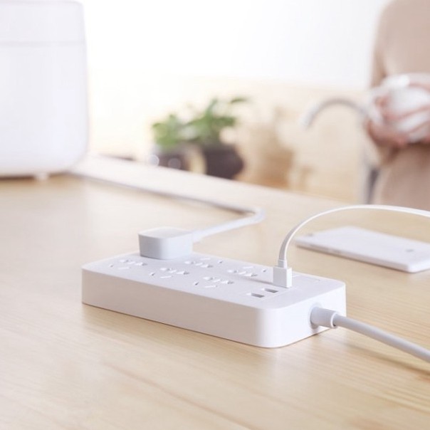 Ổ cắm 𝗫𝗶𝗮𝗼𝗺𝗶 ZMI Power Strip 6 cổng 2 USB CX05 - Ổ cắm điện  𝗫𝗶𝗮𝗼𝗺𝗶 Mi Power Strip 6 cổng 3 USB CXB6-1QM  - MiHouse