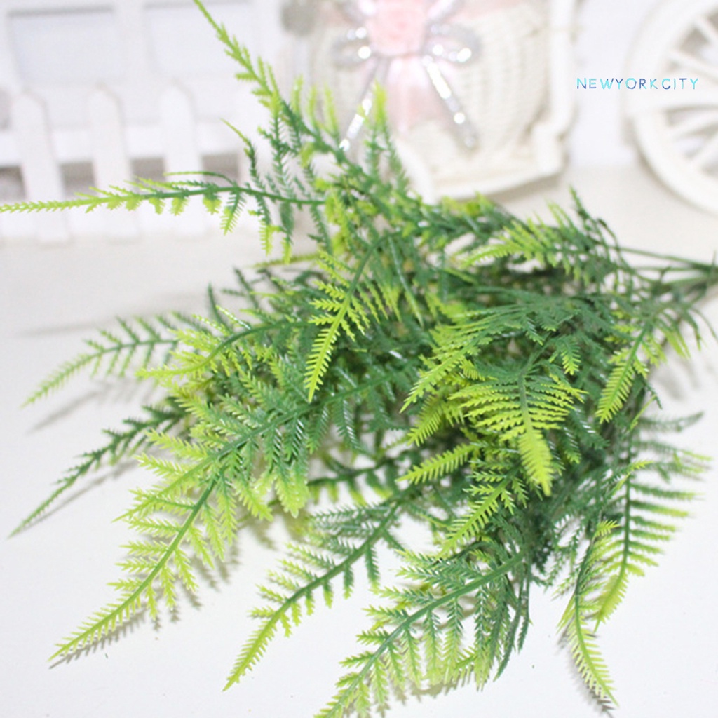 Nyc 1 Bó Cây Nhân Tạo Màu Xanh Lá Đa Năng Không Phai Màu Trang Trí Nội Thất