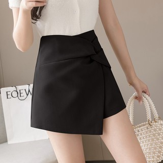 (QUÀ TẶNG LÀ MỘT ĐÔI TẤT NGẪU NHIÊN) Quần giả váy cạp cao ống rộng thắt nơ hottrend 2021 mã 31 September Q002