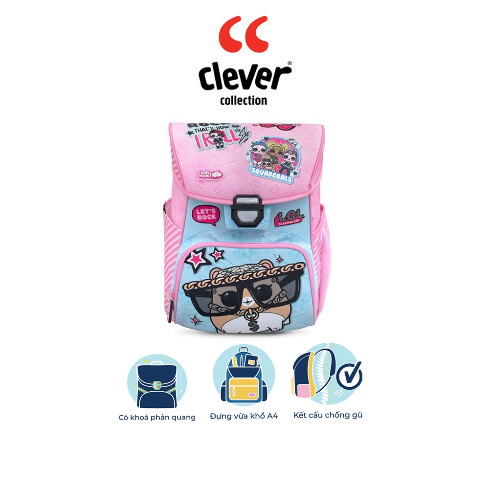 Ba Lô CLEVER HIPPO Classy - L.O.L Surprise Glee Club BL1212/PINK