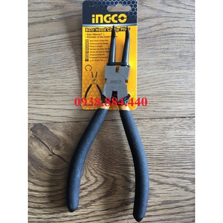 Kềm mở phe vòng trong mũi cong 7"/180mm ingco hccp011752