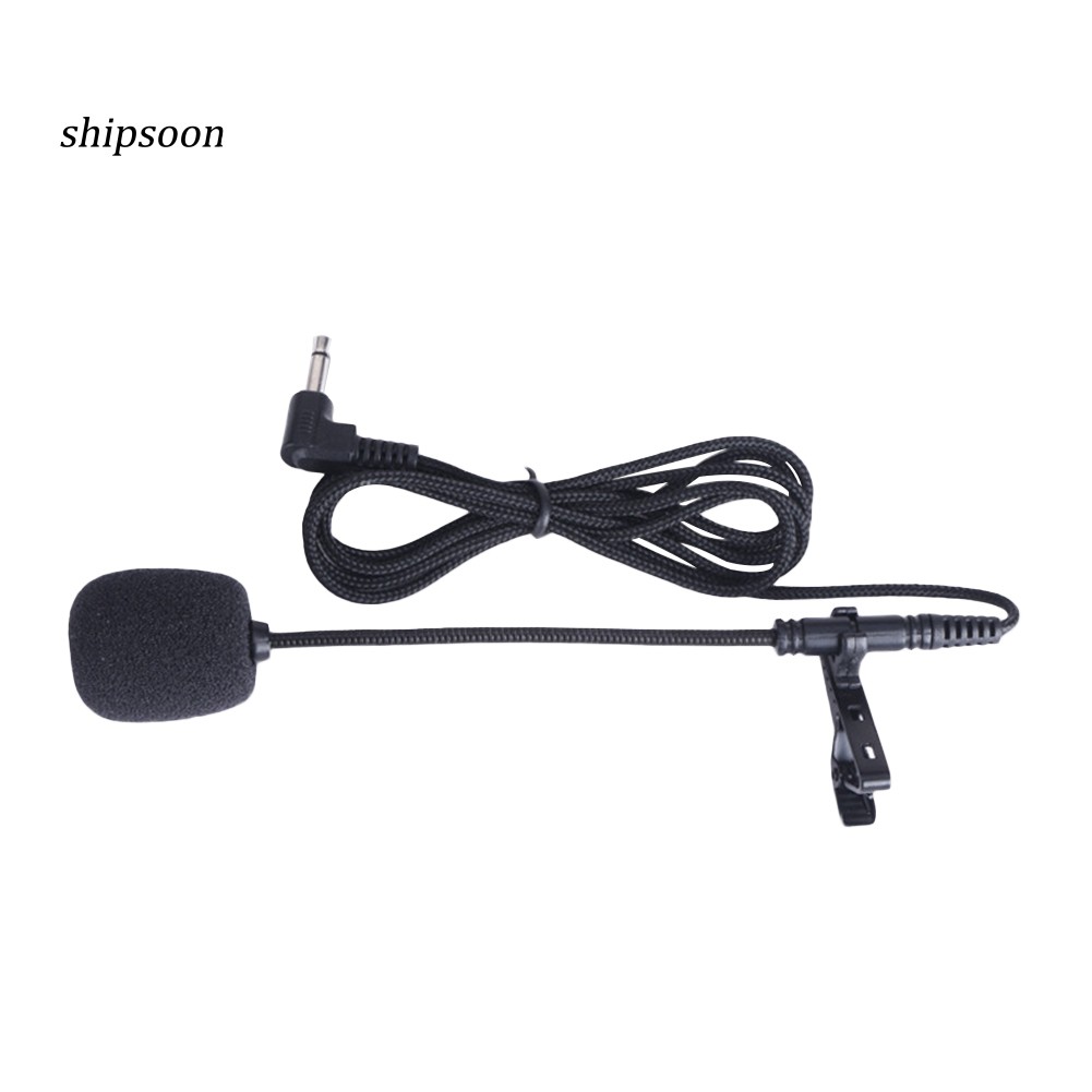 Microphone có đồ kẹp giao diện 3.5mm jack thiết kế chất lượng cao