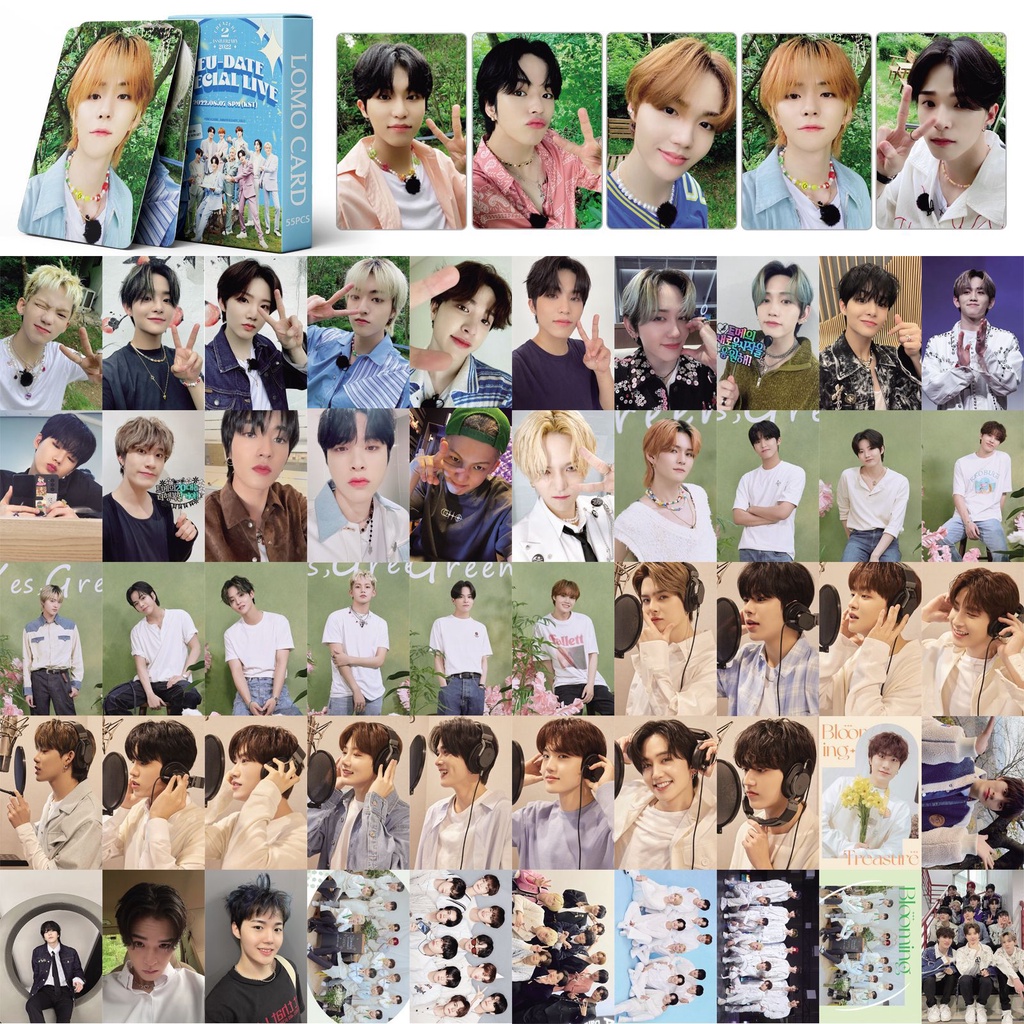 Set 55 Tấm Thẻ Ảnh LOMO KPOP 2nd Anniversary TREASURE