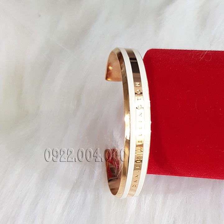 Vòng tay cuff màu hồng dễ thương VZ1835