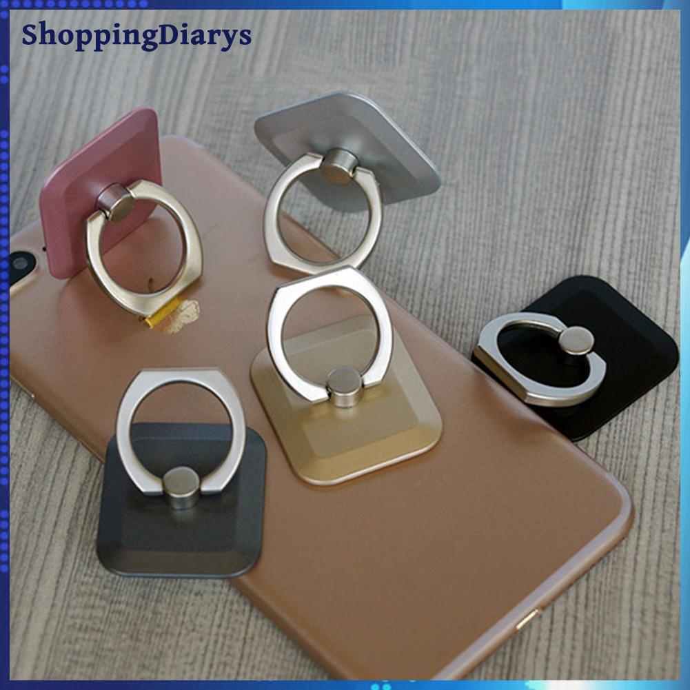 （shoppingDiarys） 360 Degree Finger Ring Mobile Phone Stand Holder for Smart Phone