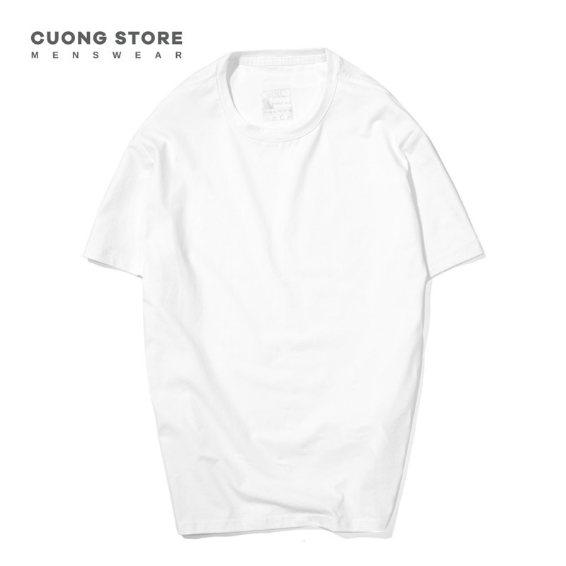 Áo thun nam cổ tròn vải cotton co giãn , dày dặn, dáng suông thoải mãi