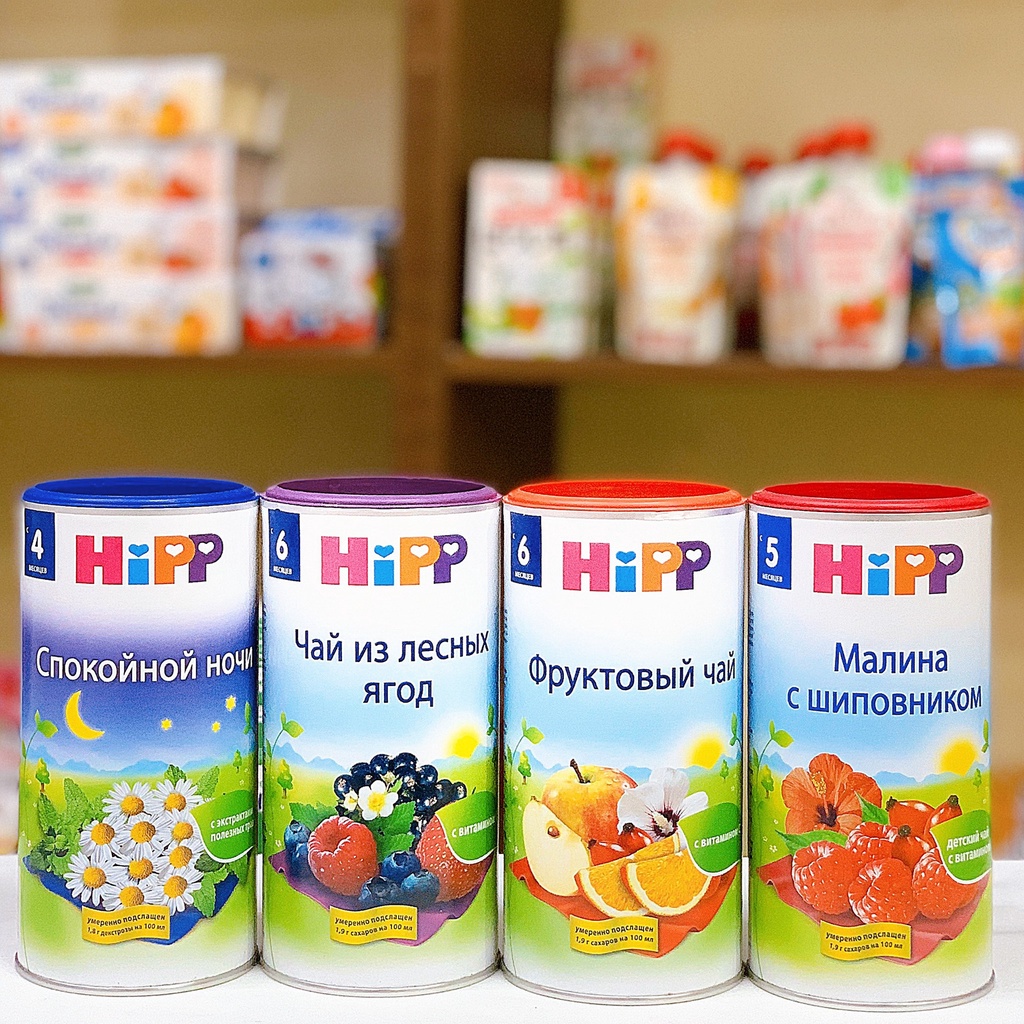 Trà hoa quả trái cây cho bé- HIPP nội địa Nga 200gr