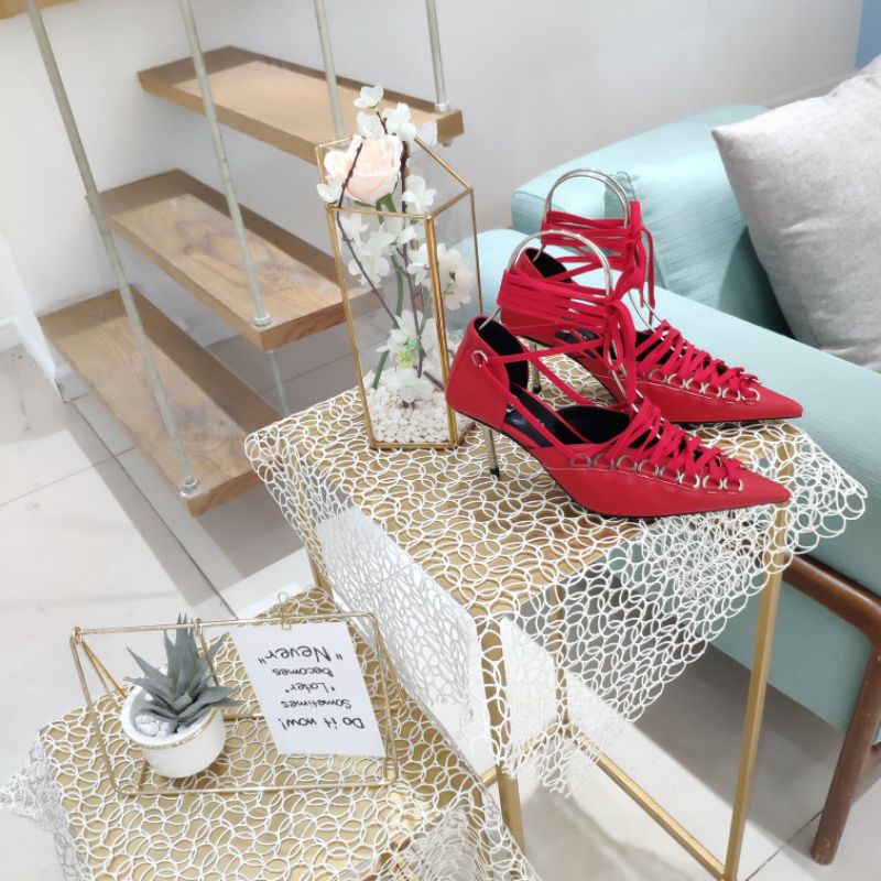Giày cao gót nữ da thật mũi nhọn gót 8,5cm hàng xuân Balenciaga