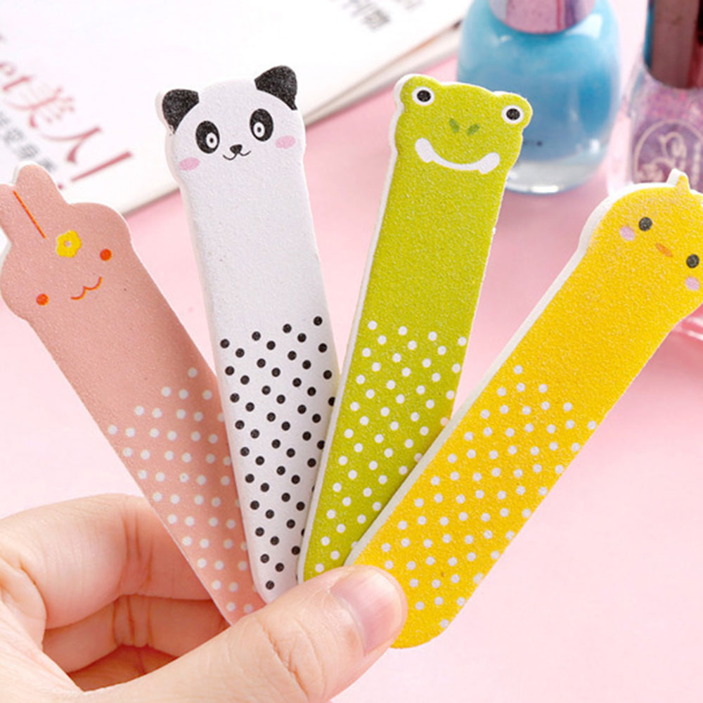 Dụng Cụ Dũa Móng Tay Mini Họa Tiết Hoạt Hình Dễ Thương
