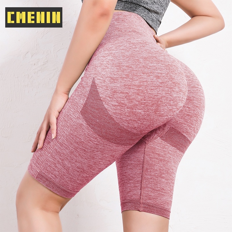 1 Quần Short Ôm Hông Bằng Nylon Dùng Tập Thể Dục/Yoga/Thể Hình Cho Nữ Y0014