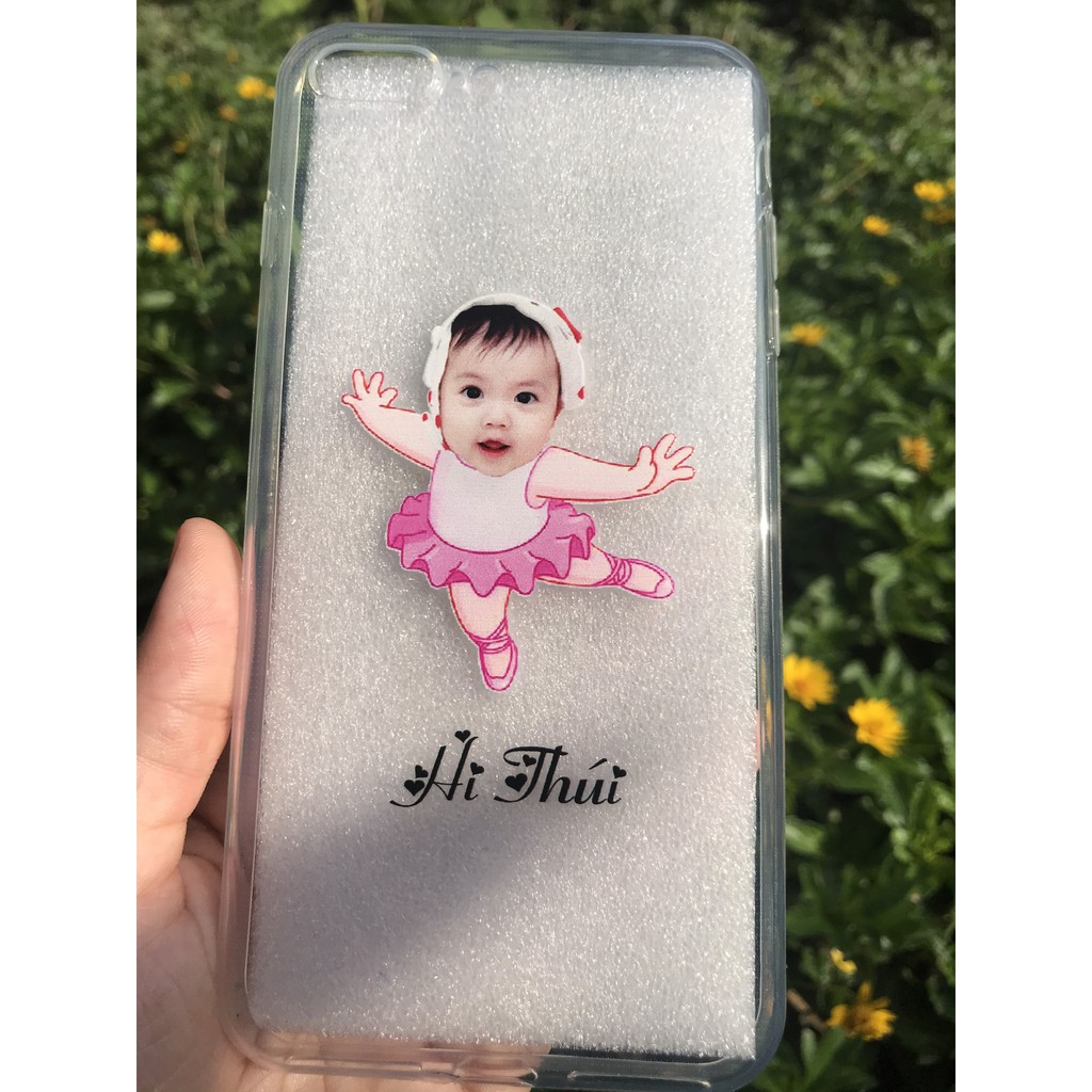 Ốp dẻo trong in hình theo yêu cầu