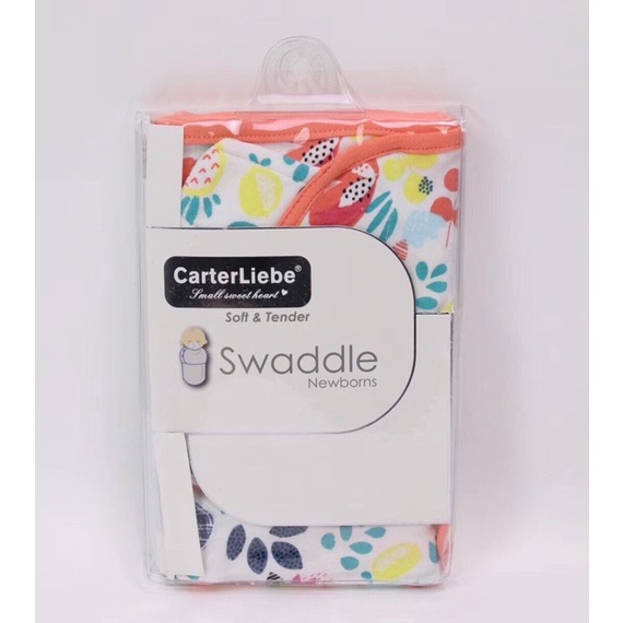 Ủ kén cotton swaddle cao cấp cho bé