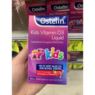 Vitamin D3 Ostelin 20ml hàng Úc