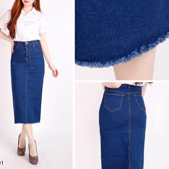 Quần Jeans Nữ Dài 5.5 X Paling Laris X C2K Fashions Rok Span 7 / 9 / Rok Je | BigBuy360 - bigbuy360.vn