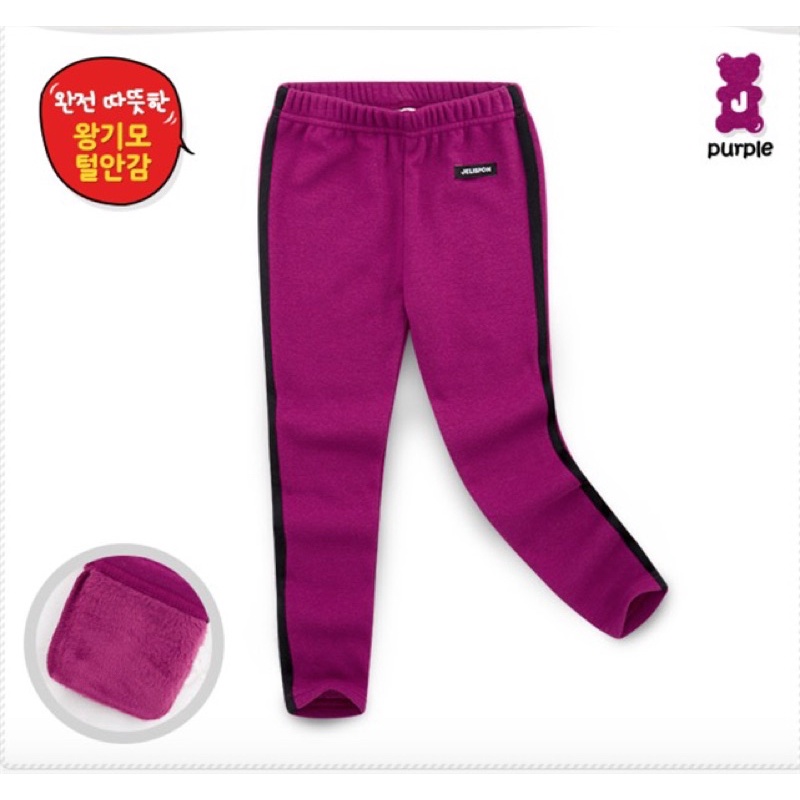 (120,150) Legging lót lông mỏng Hàn Quốc bé gái Jeli jargse07