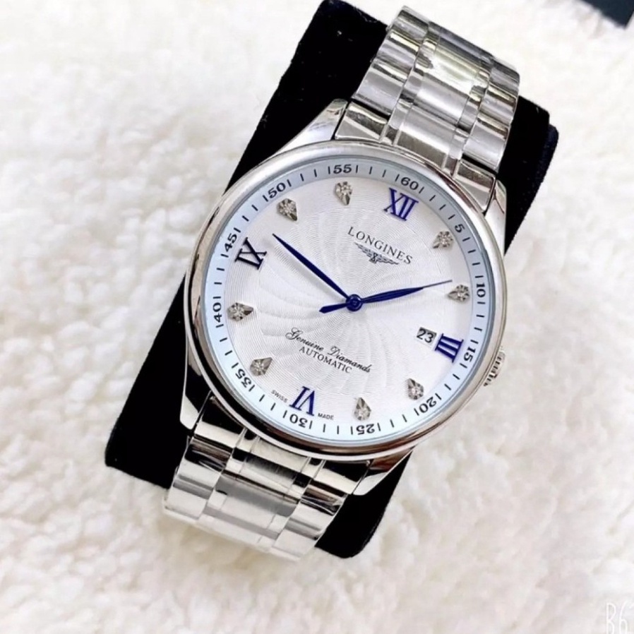 Đồng hồ nam phong cách đơn giản ,men lỳ, máy cơ cao cấp nhập khẩu nhật bản .dây kim loại đúc đặc LONGGINES [BH 2 năm] | BigBuy360 - bigbuy360.vn