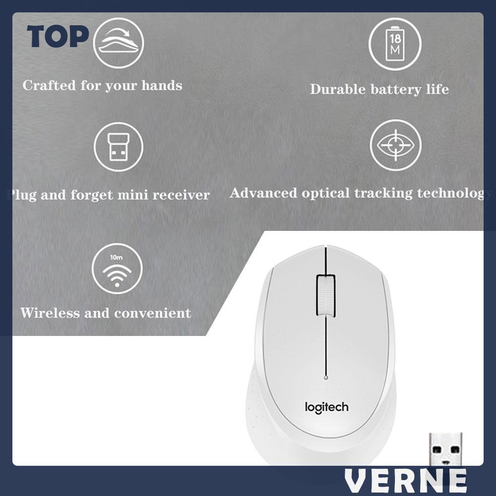 Chuột Quang Không Dây Logitech M330 2.4ghz 1000dpi 3 Nút