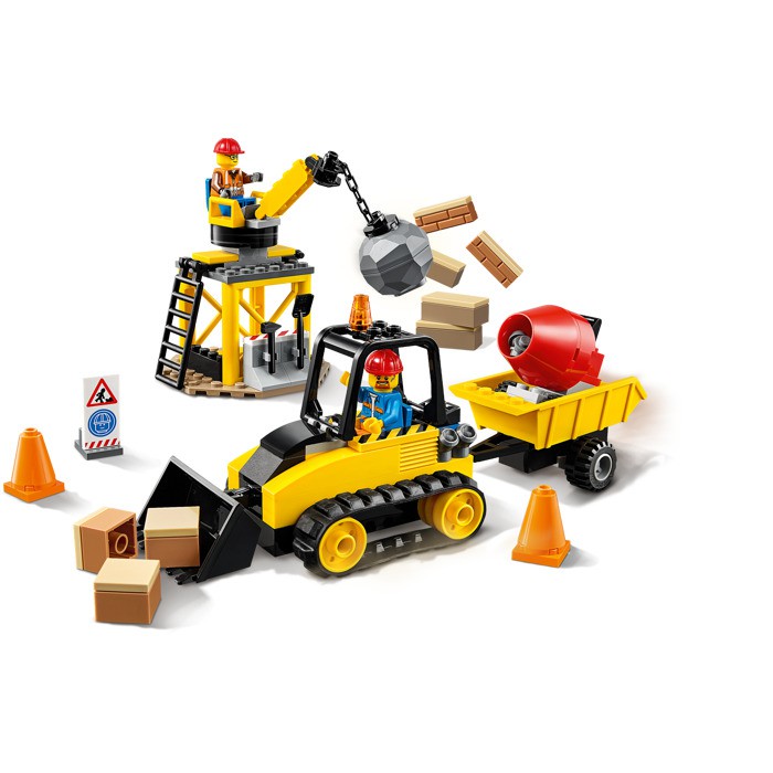 [Mã LIFEMALL2503 giảm 50K đơn 99K] LEGO® City 60252 Máy Ủi Công Trình