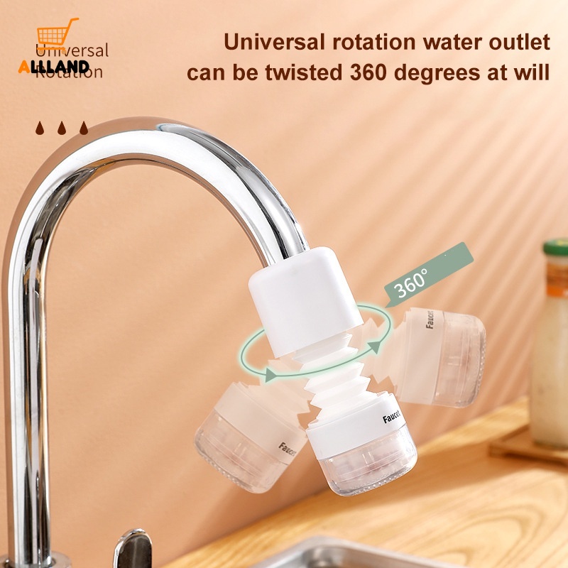 Đầu Nối Vòi Nước Chống Bắn Tung Tóe Thiết Kế Xoay 360 Độ Tiện Dụng